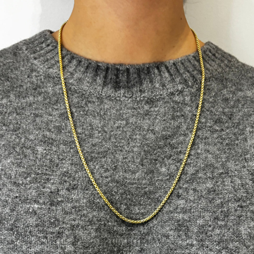 Mens Gold 24 inch Chunky Chain
