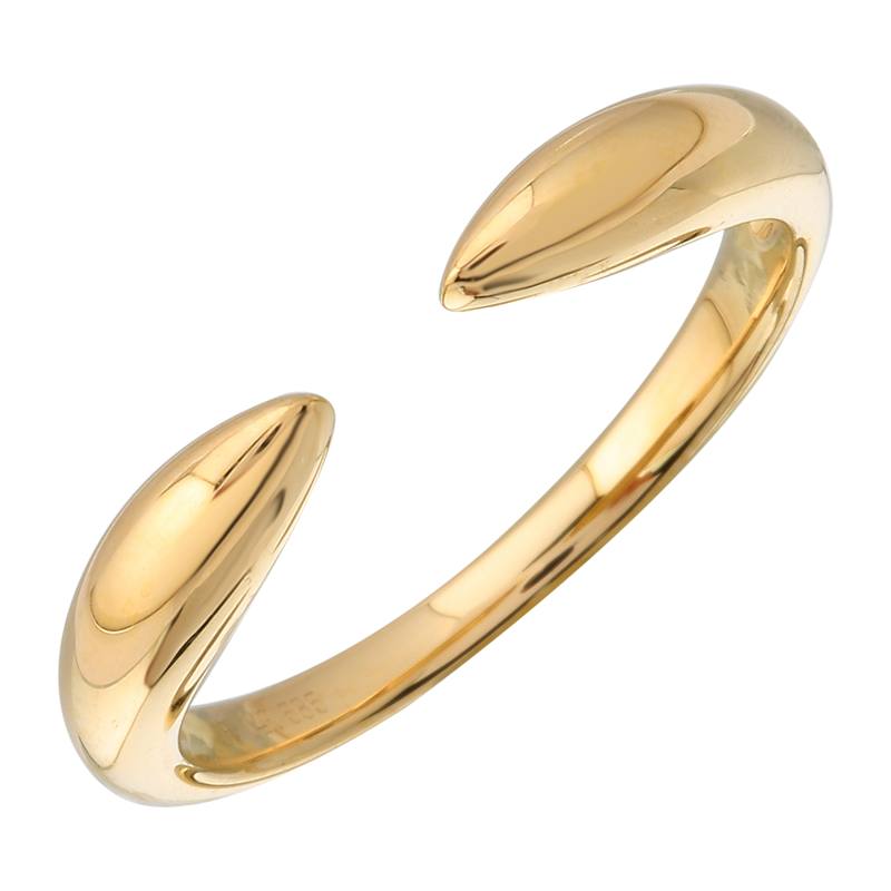 14K Yellow Gold Open Claw Ring