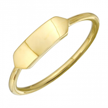 Load image into Gallery viewer, 14K Yellow Gold ID Ring
