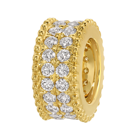 14K Yellow Gold Diamond Charm