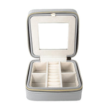 Load image into Gallery viewer, Faux Leather Travel Jewelry Case
