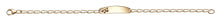 Load image into Gallery viewer, 14K Yellow Gold Nameplate Flower Baby Bracelet
