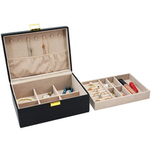 Load image into Gallery viewer, Faux Leather Jewelry Box
