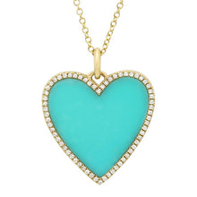 Load image into Gallery viewer, 14K Gold Extra Large Sliding Heart
