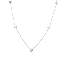 Load image into Gallery viewer, 14k Gold Diamond Heart Necklace
