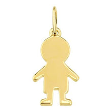 Load image into Gallery viewer, 14K Yellow Gold Little Boy Charm
