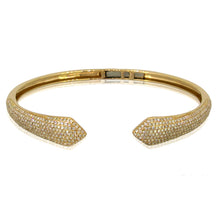 Load image into Gallery viewer, 14K Gold Large Open Bangle
