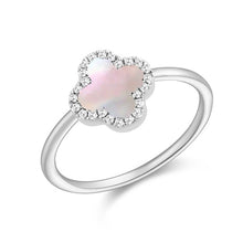 Load image into Gallery viewer, 14K Gold Diamond Mother of Pearl Diamond Ring
