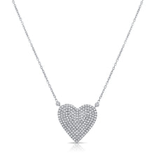 Load image into Gallery viewer, 14K Gold Diamond Heart Necklace
