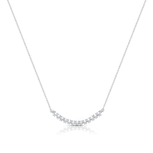 Load image into Gallery viewer, 14K Gold U Shaped Double Diamond Necklace
