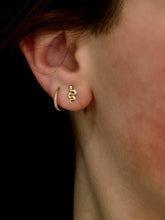 Load image into Gallery viewer, 14K Yellow Gold Snake Studs
