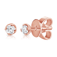 Load image into Gallery viewer, 14K Gold Diamond Stud (sold as single)

