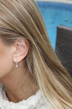 Load image into Gallery viewer, 14K Gold Diamond Pearl Earrings
