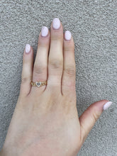 Load image into Gallery viewer, 14K Gold Diamond Baguette Heart Cuban Ring
