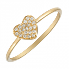 Load image into Gallery viewer, 14K Gold Small Heart Ring
