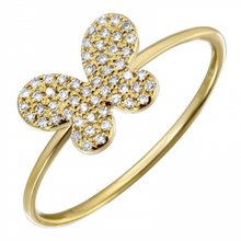 Load image into Gallery viewer, 14K Gold Butterfly Ring
