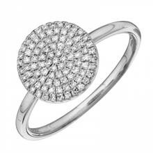 Load image into Gallery viewer, 14K Gold Circle Diamond Ring
