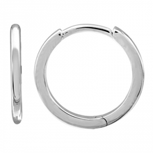 Load image into Gallery viewer, 14K Solid Gold 12mm Huggie Earrings
