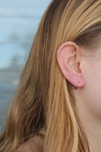 Load image into Gallery viewer, 14K Gold Mini Round Huggie Earrings
