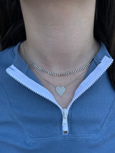 Load image into Gallery viewer, 14K Gold Diamond Heart Necklace
