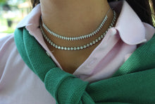 Load image into Gallery viewer, 14K Gold Pear Shape Diamond Necklace
