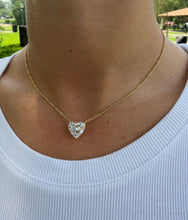 Load image into Gallery viewer, 14K White Gold 5.2ct Lab Grown Diamond Heart Solitaire
