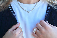 Load image into Gallery viewer, 14K Yellow Gold Lab Grown Diamond Pear Tennis Necklace
