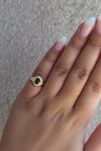 Load image into Gallery viewer, 14K Yellow Gold Diamond Signet Pinky Ring
