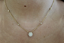 Load image into Gallery viewer, 14K Yellow Gold Diamond by the Yard Pendant Necklace
