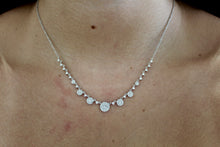 Load image into Gallery viewer, 14K Gold Diamond Circles Necklace
