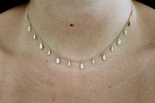 Load image into Gallery viewer, 14K Yellow Gold Diamond Teardrop Necklace
