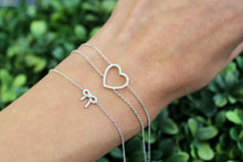 Load image into Gallery viewer, 14K Gold Diamond Bow Bracelet
