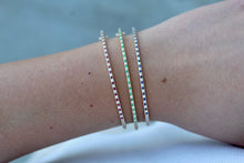Load image into Gallery viewer, 14K Yellow Gold Diamond Emerald Bangle
