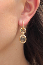 Load image into Gallery viewer, 14K Yellow Gold Link Drop Earrings
