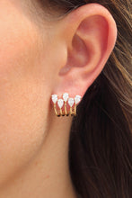 Load image into Gallery viewer, 14K Yellow Gold Lab Grown Diamond Cage Earrings
