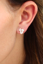Load image into Gallery viewer, 14K Yellow Gold Lab Grown Diamond Cluster Studs
