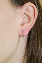 Load image into Gallery viewer, 14K Yellow Gold Diamond Spike Studs
