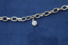 Load image into Gallery viewer, 14K Yellow Gold Round .5ct Lab Grown Bezel Charm

