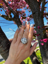 Load image into Gallery viewer, 18K White Gold Diamond and Sapphire Ring
