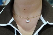 Load image into Gallery viewer, 14K Yellow Gold 3ct Lab Grown Diamond Georgian Emerald Charm
