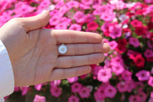 Load image into Gallery viewer, 14k Mother of Pearl Diamond Necklace Charm
