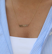 Load image into Gallery viewer, 14K Yellow Gold Medium MOMMY Necklace
