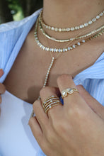 Load image into Gallery viewer, 14K Yellow Gold Beaded Diamond Ring
