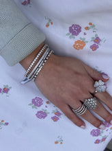 Load image into Gallery viewer, 14K White Gold Large Diamond Shaped Baguette Ring
