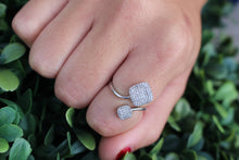 Load image into Gallery viewer, 14K White Gold Open Geometric Ring

