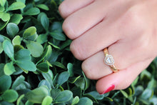 Load image into Gallery viewer, 14K Gold Diamond and Baguette Heart Ring
