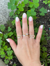 Load image into Gallery viewer, 14k Gold Diamond Centered Cuban Link Ring
