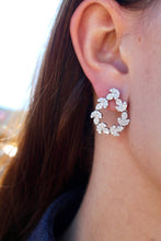 Load image into Gallery viewer, 14K White Gold Diamond Convertible Drop Earrings
