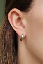 Load image into Gallery viewer, 14K Yellow Gold Thick 15mm Huggie
