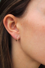 Load image into Gallery viewer, 14K Yellow Gold Fluted Huggies
